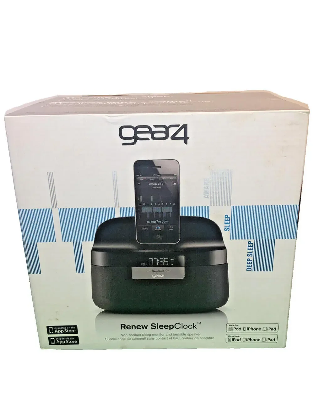 Gear4 ReNew SleepClock Sleep Monitoring System - PG537US